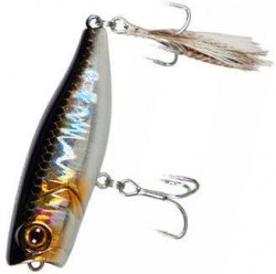 Воблер JACKALL Chubby Popper 42 цв.hl silver&black(Япония)