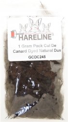 Перья CDC HARELINE Cul-De-Canard 1гр.цв.dyed natural dun(США)