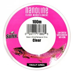 Леска SUFIX Nanoline Trout цв.clear 100м 0,10мм(Китай)