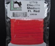 Синель HARELINE Ultra medium цв.fluo red(США)