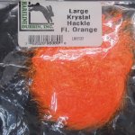 Синель HARELINE Large Krystal Hackle цв.fluo orange(США)