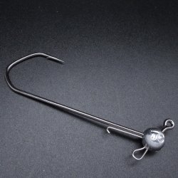 Джиг-головка крючок Barbarian с доп.петлей и фиксатором МБНФ №6/0 8гр. 2шт.(Россия, Тула)