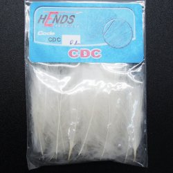 Перья CDC HENDS 25шт. цв.white CDC-25-02(Чехия)