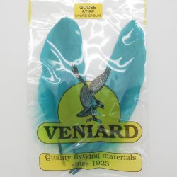 Перья гуся VENIARD Shoulder Stiff цв.blue kingfisher(Англия)