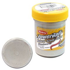Паста форелевая BERKLEY Powerbait Natural Scent BGTBWW2 50гр. цв.White Glitter(США)