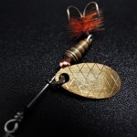 Блесна вращ. ШМАКОВКА Микроб-Х 0,8гр. цв.черн лат./латунь(Россия)