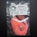 Ножки силиконовые HARELINE Chicone's Barred Micro Crusher цв.fluo orange/clear(США)