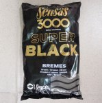 Прикормка SENSAS 3000 Super Black Bremes 1кг(Франция)