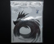 Заготовка хвоста FISHION Dragon Tails XL цв.silver 4шт.(Италия)