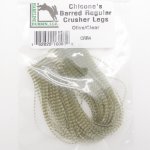 Ножки резиновые HARELINE Chicone's Barred Regular Crusher цв.olive/clear(США)