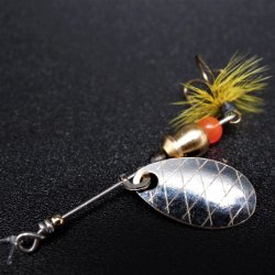 Блесна вращ. ШМАКОВКА Елец 1,1гр. цв.лат./зерк.никель(Россия)
