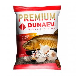 Прикормка DUNAEV-PREMIUM Карп-Сазан-Карась чеснок 1кг(Россия)
