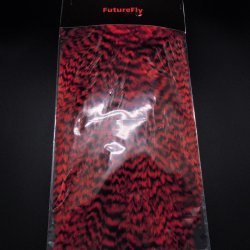 Седло петуха FUTURE FLY Freshwater Rooster Saddle Grizzly цв.red(Дания)