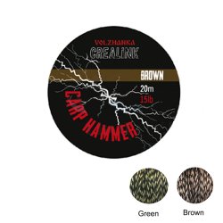 Поводочный материал VOLZHANKA CreaLink без оплетки 25lb 20м цв.green(Китай)