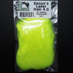 Синтетическое волокно HARELINE Senyo's Laser 4.0 цв.fluo yellow chartreuse(США)