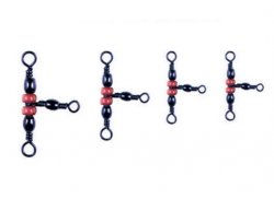 Вертлюг ВОЛЖАНКА Triple Swivel тройной №10х12 5шт.(Китай)