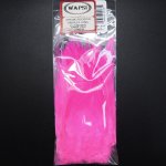 Перья из седла петуха WAPSI цв.fluo pink/white(США)