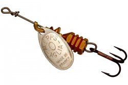 Блесна вращ. MEPPS Aglia TW №0 цв.серебро(Франция)