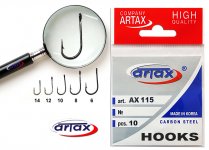 Крючки ARTAX AX 115 №6 10шт.(Корея)