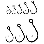 Крючки GAMAKATSU Single 53 NSB №6 8шт.(Япония)