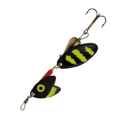 Блесна вращ. MEPPS Tandem Trout №2 цв.black/yellow(Франция)