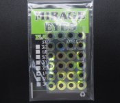 Глаза HEDRON Mirage Stick-on Eye 1/4 цв.MS14 48шт.(США)