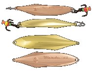 Блесна зим. ECOPRO Matador 45мм цв.G/C(Россия)