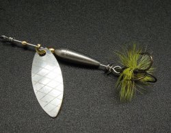 Блесна вращ. ШМАКОВКА Малек вольфрам W2 stream 2,6гр. цв.чер.ник./мат.ник.(Россия)