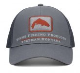 Кепка SIMMS Single Haul Small Fit Trucker цв.gunmetal trout(Вьетнам)