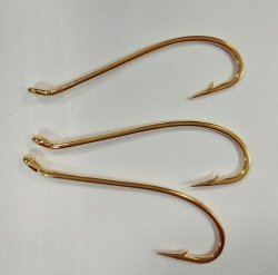 Крючки FLYFISHER KH 71590 Gold №6 10шт.(Корея)