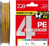 Шнур DAIWA PE Durasensor 4 Braid +Si2 5Color 200м р-р 1,2, 0,185мм(Япония)